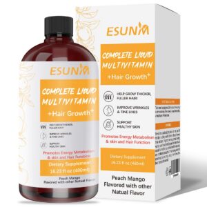 Multivitamínico líquido ESUNM frente a etiqueta