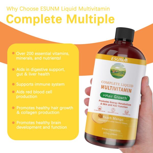 Botella con etiqueta durazno-mango