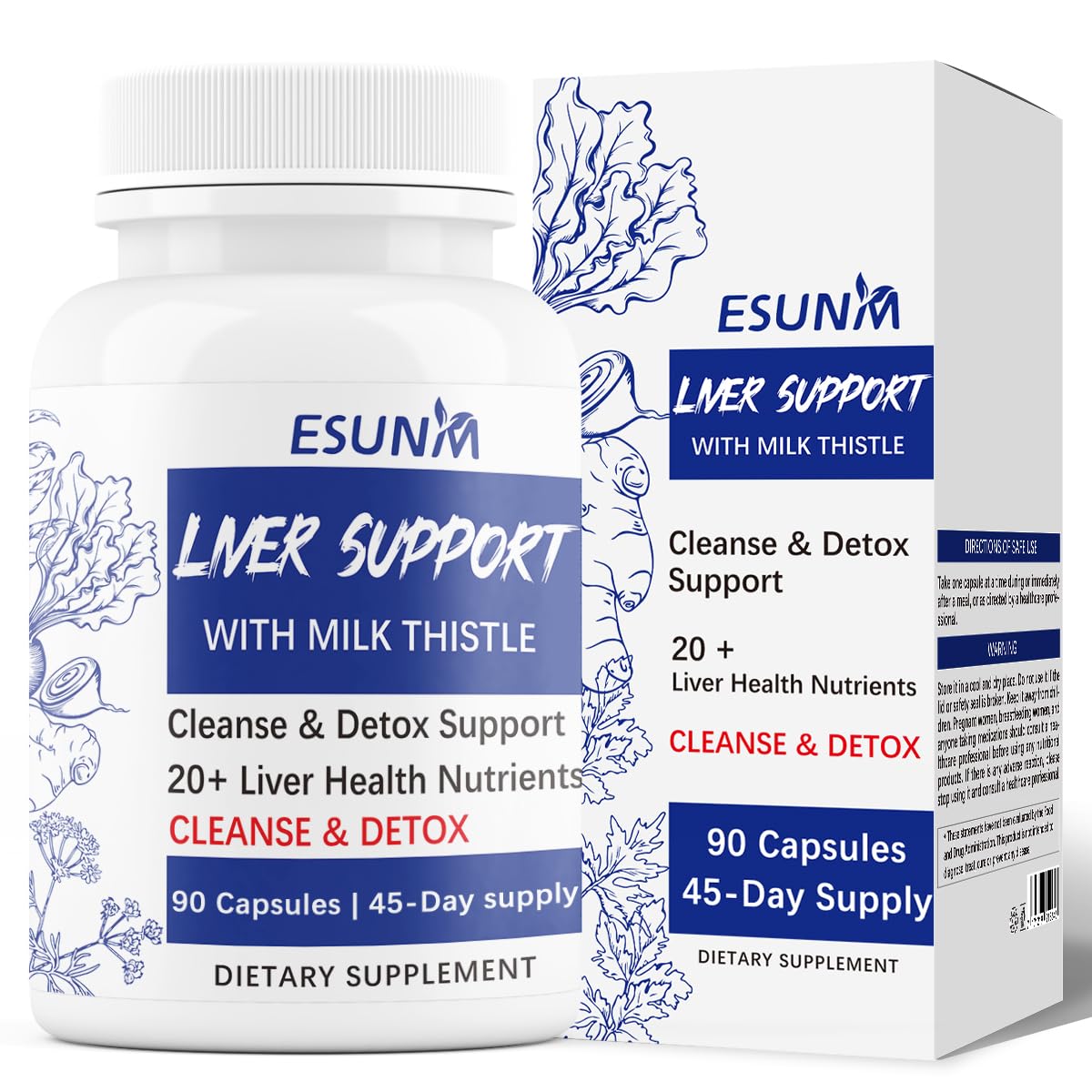 ESUNM Milk Thistle Silymarin