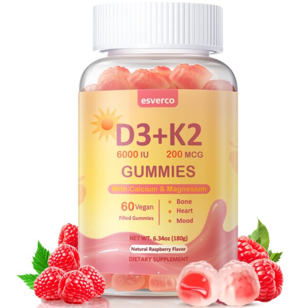 Gomitas Esverco D3 K2 frente