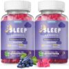 Gomitas esverco Sleep Gummies sabor uva, frasco de 120 unidades
