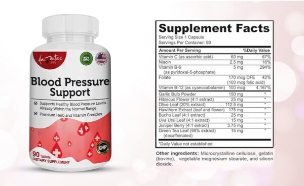 Version 1.0.0 Etiqueta de suplemento Aamatec Life con beneficios