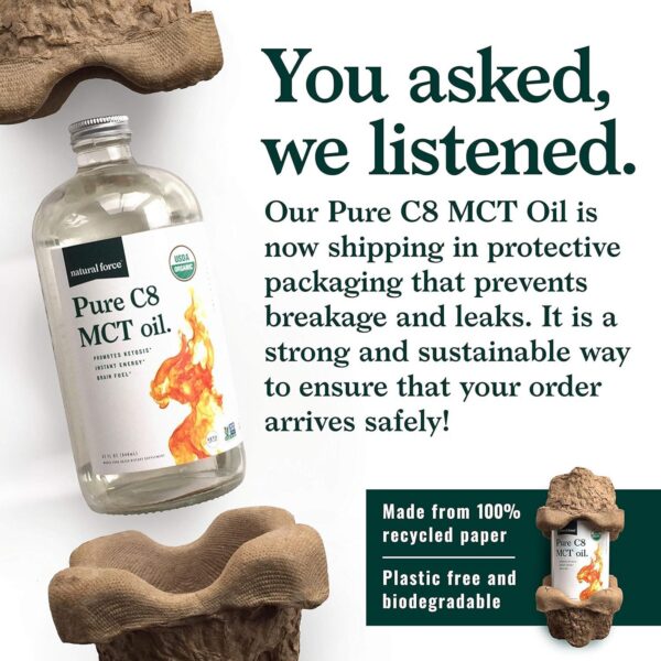 Etiqueta del Aceite MCT C8 Orgánico