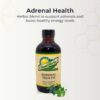 Etiqueta del producto Adrenal Health