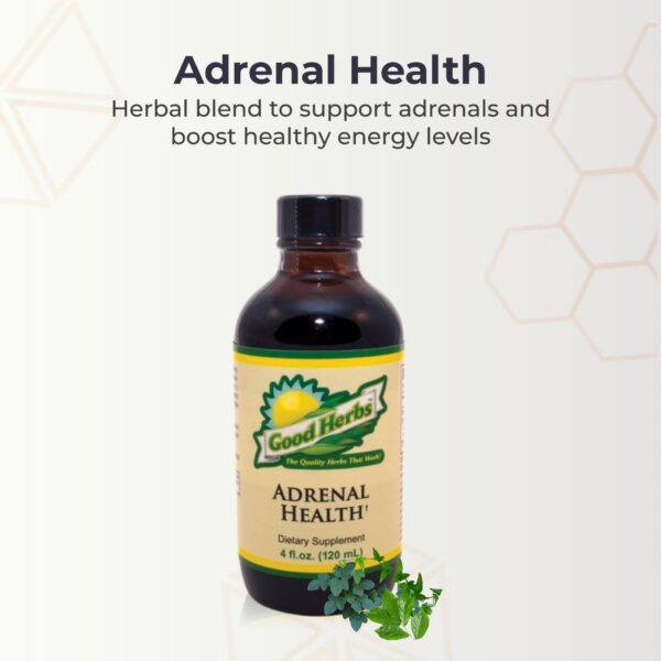 Etiqueta del producto Adrenal Health