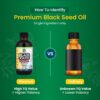 Etiqueta del producto Amazing Herbs Black Seed Oil