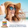 Etiqueta del suplemento Barefoot Coral Calcium Complete
