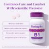 Etiqueta frontal Barimelts Vitamina B1 sin azúcar para mujeres