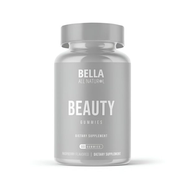Version 1.0.0 Etiqueta de Bella All Natural Hair Gummies