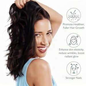 Etiqueta BEOBEU Biotina en frasco