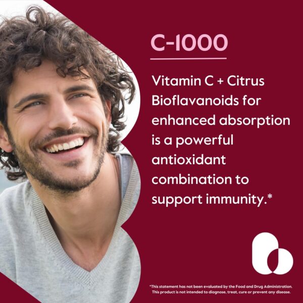 Etiqueta producto bestvite vitamina c con bioflavonoides cítricos