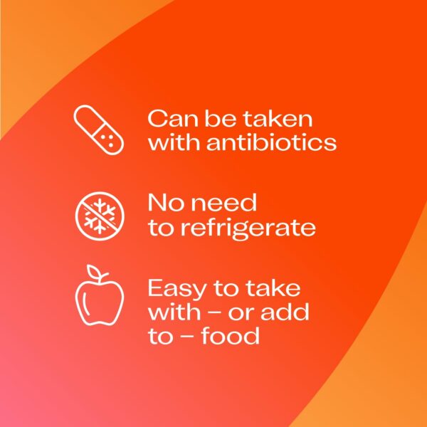 Etiqueta Bio-Kult probióticos 14 cepas apoyo digestivo e inmunológico