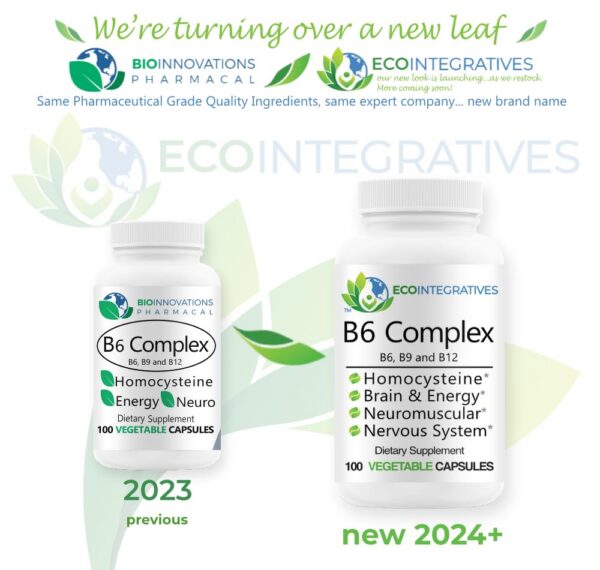 Etiqueta BioInnovations Pharmacal complejo B6