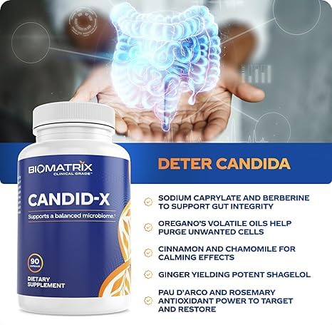 Etiqueta BioMatrix Candid-X suplemento intestinal