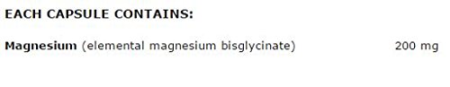 Etiqueta frontal Bisglicinato de magnesio