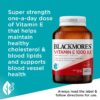 Etiqueta Blackmores Vitamina E Natural 1000 UI suplemento