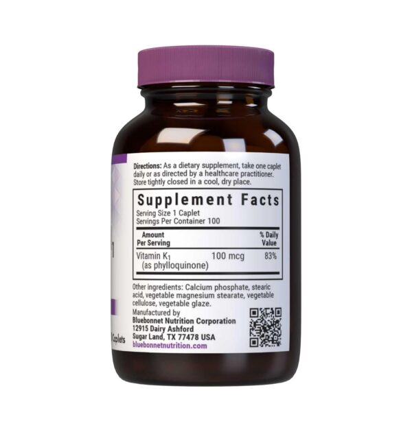 Etiqueta BlueBonnet Vitamin K1