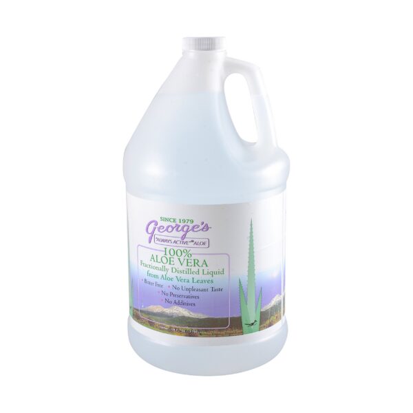 Etiqueta botella aloe vera suplemento George's