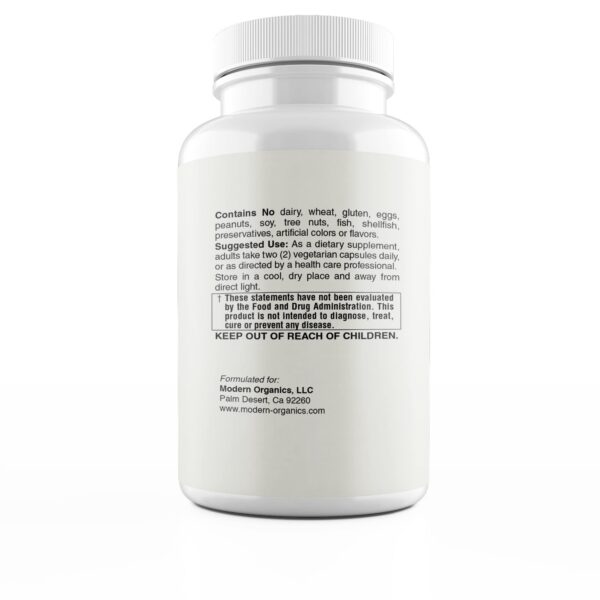 Etiqueta botella Modern Organics Vitamina C Whole Food