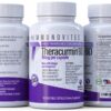 etiqueta botella theracurmin con beneficios antiinflamatorios