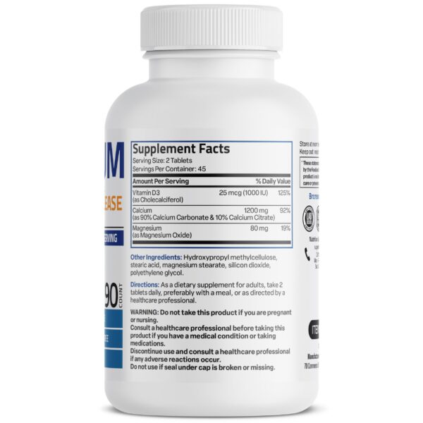 Version 1.0.0 Etiqueta del producto Bronson Calcium