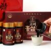 Etiqueta caja extracto Ginseng rojo coreano Royal Gold
