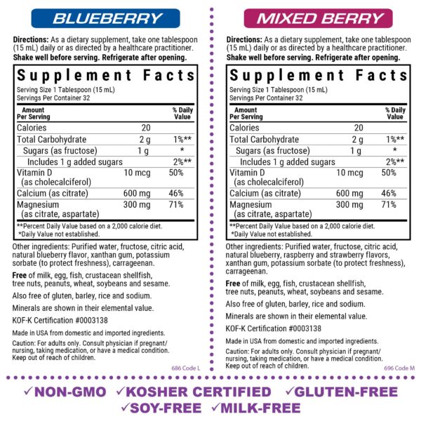 Version 1.0.0 Etiqueta de calcio magnesio d3 detallada