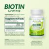 Etiqueta cápsulas biotina 5000mcg Innervisnutrition