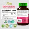 Etiqueta Cápsulas Camu Camu orgánicas