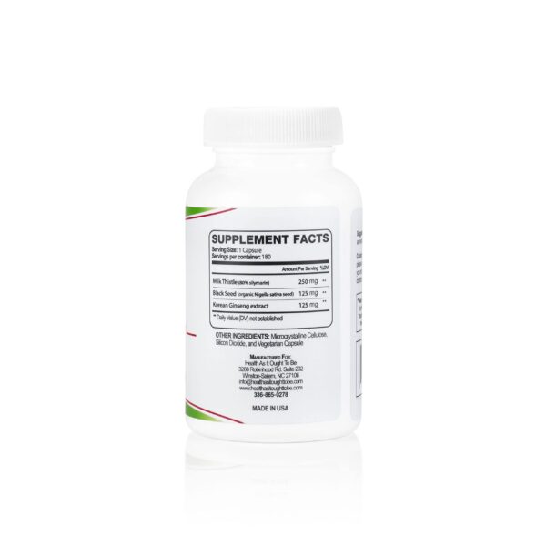 Etiqueta cápsulas Liver Syn3rgy soporte hepático natural