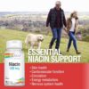 Etiqueta cápsulas niacina solaray 500 mg vitamina b3