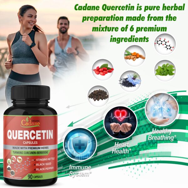 Etiqueta cápsulas orgánicas Cadane 90 unidades