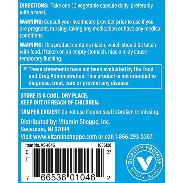 Version 1.0.0 Etiqueta cápsulas vitamina B-50 The Vitamin Shoppe