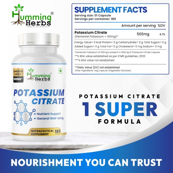 Version 1.0.0 Etiqueta Citrato de potasio