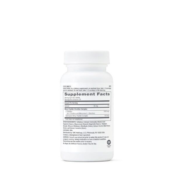 Version 1.0.0 Etiqueta Citrulline Complex GNC Pro Performance