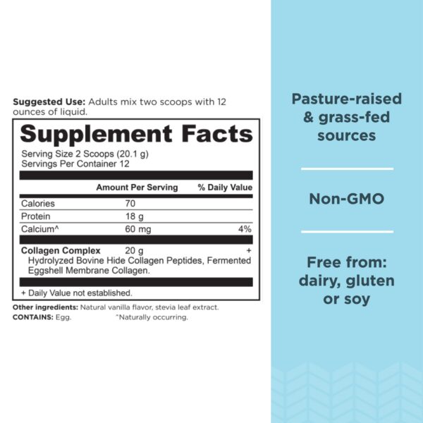 Version 1.0.0 Etiqueta Collagen Peptides Vanilla Frontal
