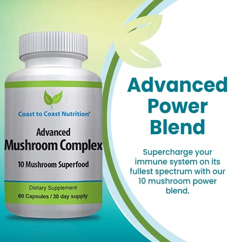 Version 1.0.0 Etiqueta detallada del Complejo de Hongos mostrando ingredientes