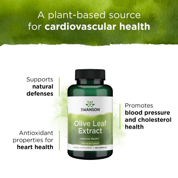 Version 1.0.0 Etiqueta con composición extracto hoja olivo Swanson