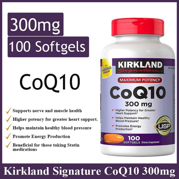 Etiqueta de CoQ10 Kirkland Signature