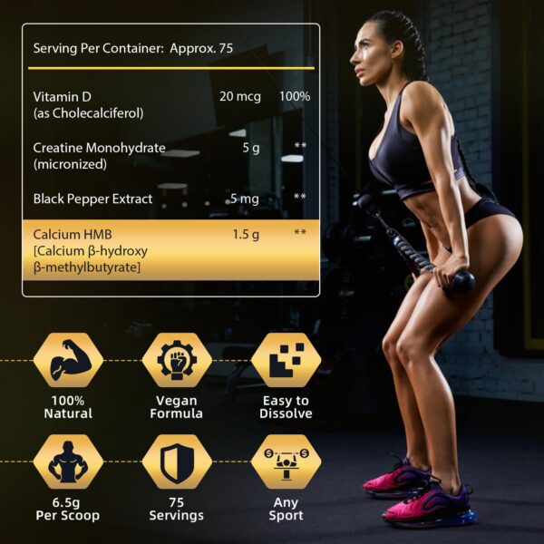 Etiqueta de creatina monohidrato