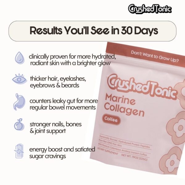 Etiqueta Crushed Tonic Marine Collagen