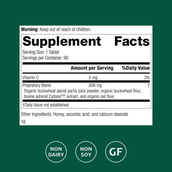 Etiqueta de Cyruta Plus con ingredientes