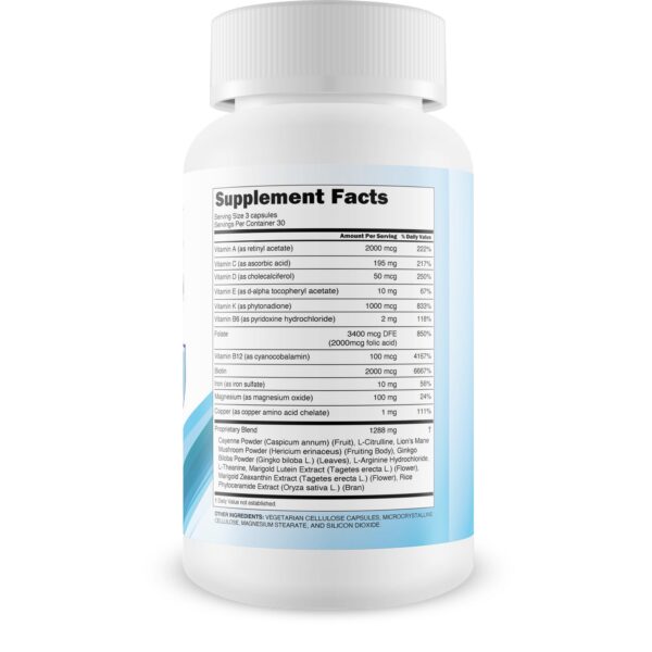 Etiqueta detallada de ingredientes