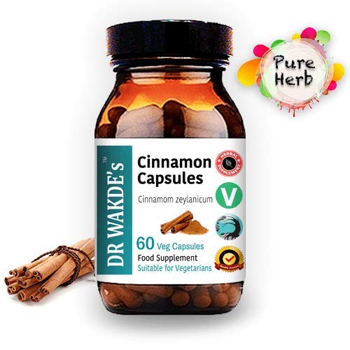 Etiqueta detalle Cápsulas Canela DR WAKDE'S 60 veg caps