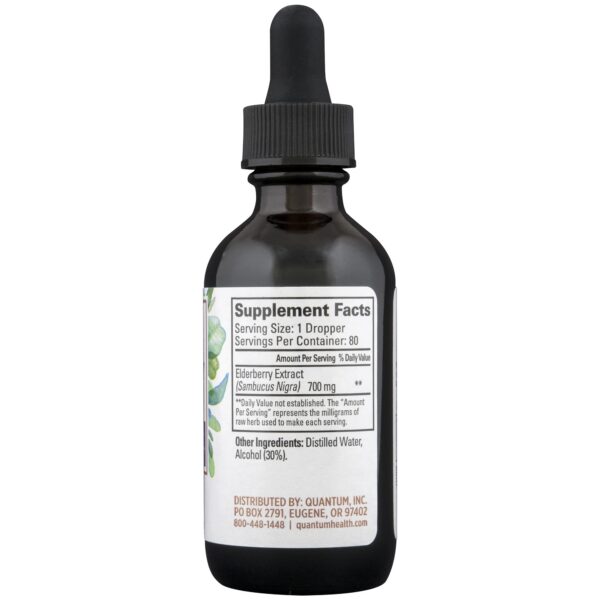 Version 1.0.0 Etiqueta detalle extracto de saúco Quantum Health