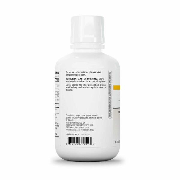 Etiqueta detallada de ingredientes