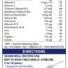 Version 1.0.0 Etiqueta detalle multivitaminico liquido niños wellkid vitabiotics