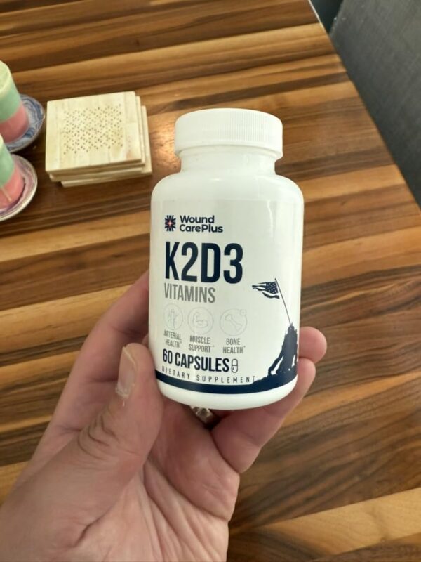 Detalle de etiqueta Wound Care Plus