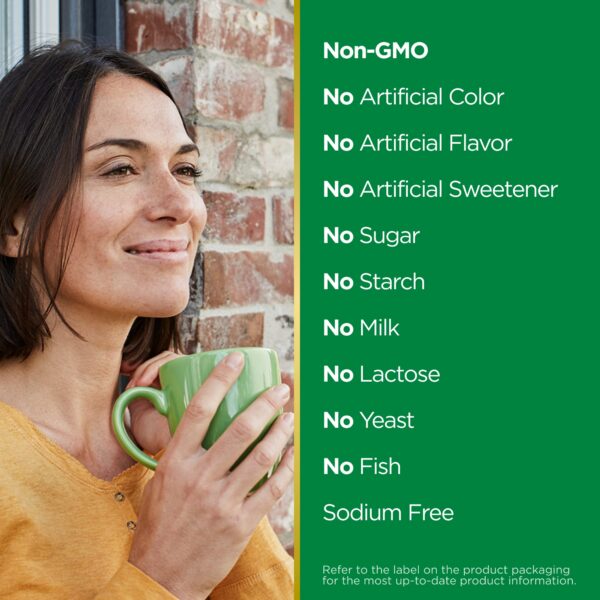 Etiqueta y detalles producto Nature's Bounty probiótico digestivo