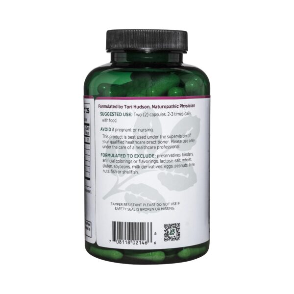 Etiqueta y detalles de suplemento OvaBlend para apoyo endocrino